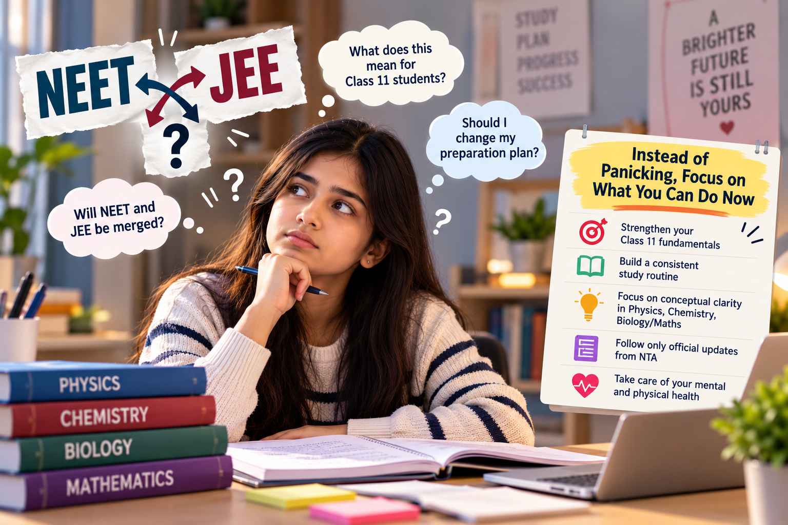 The NEET-JEE Merger Rumours: What Class 11 Students Should Do Right Now Instead of Panicking