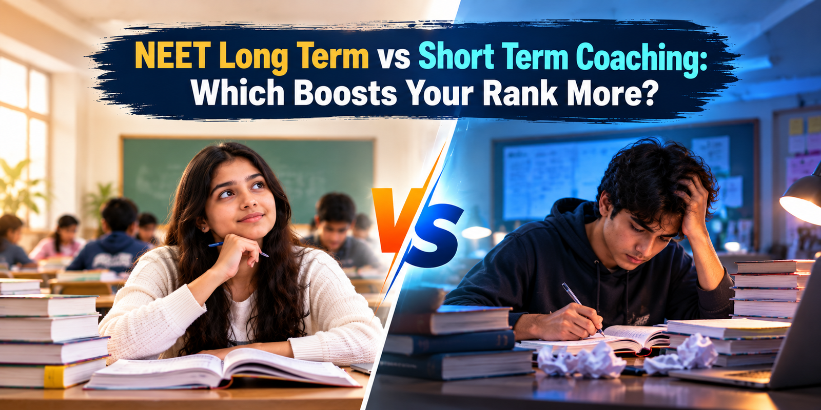 NEET Long Term vs Short Term Coaching: Which Boosts Your Rank More?